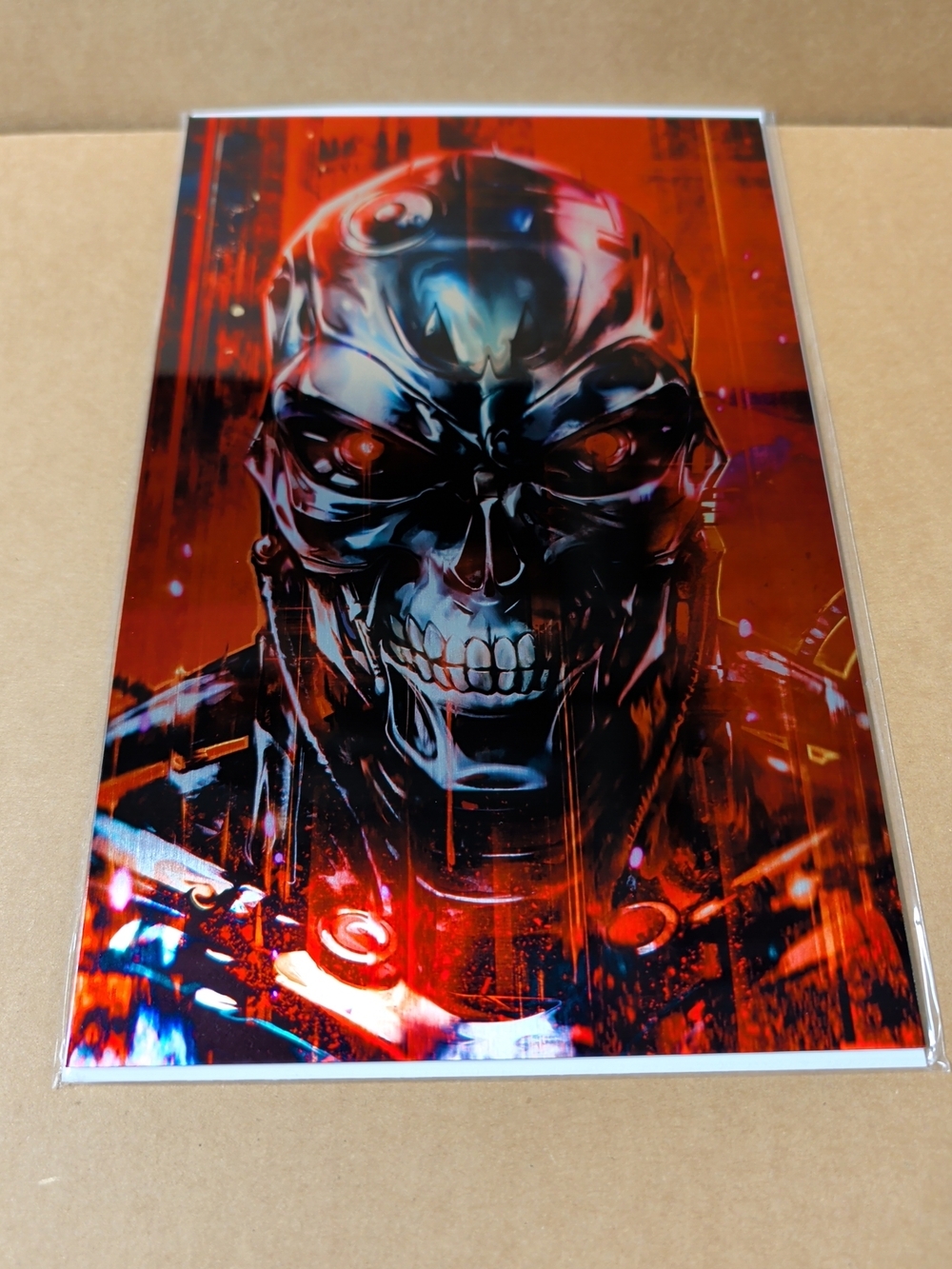Terminator Premium Metal Comic Book Cover NM with COA